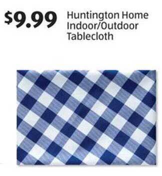 Aldi Huntington Home Indoor Outdoor Tablecloth offer