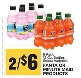 Food Lion Fanta Or Minute Maid Products offer