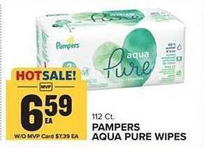 Food Lion Pampers Aqua Pure Wipes offer