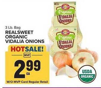 Food Lion Realsweet Organic Vidalia Onions offer