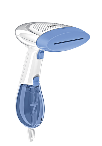 Walmart Conair ExtremeSteam Hand Held Fabric Steamer with Dual Heat, White/Blue, Model GS237X offer