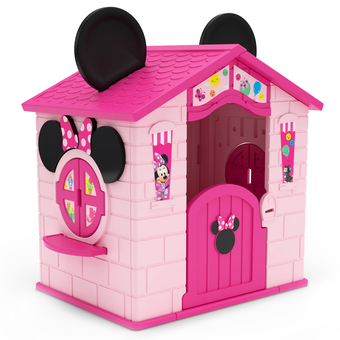 Walmart Disney Minnie Mouse Plastic Indoor,Outdoor Playhouse with Easy Assembly offer