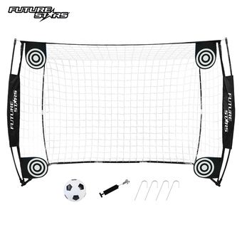 Walmart Future Stars 7ft Flex Soccer Goal Combo Set - 1 7ft Flex Net, 4 Targets, 1 Soccer Ball and Pump! Soccer Game in a Box! offer