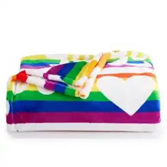 Kohl's The big one® pride plush throw offer
