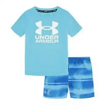 Kohl's Toddler boys under armour gated stripe swim shirt & shorts set offer