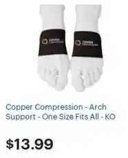 Best Buy Copper Compression Arch Support One Size Fits All -Ko offer