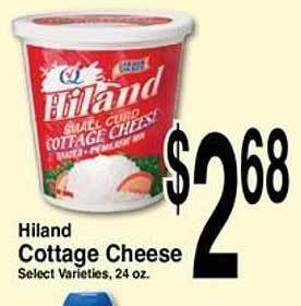 Super Saver Hiland Cottage Cheese offer