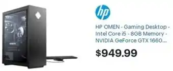 Best Buy HP Omen Gaming Desktop Intel Core i5 - 8GB Memory offer