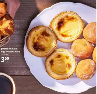 Lidl Pastel De Nata Egg Custard Tarts offer