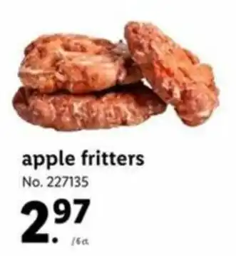 Lidl Apple Fritters offer