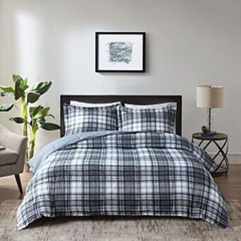 Kohl's Madison park essentials parkston reversible down-alternative comforter set offer
