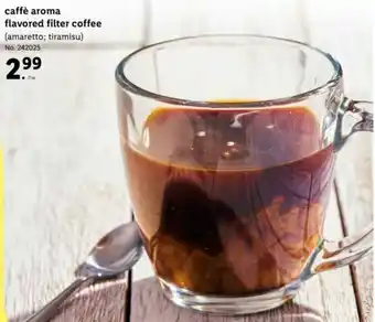 Lidl Caffè Aroma Flavored Filter Coffee offer
