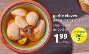 Lidl Garlic Cloves offer