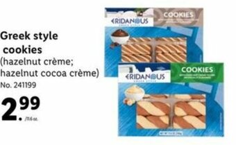 Lidl Greek Style Cookies offer