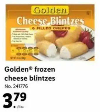 Lidl Golden Frozen Cheese Blintzes offer