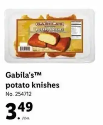 Lidl Gabila's Potato Knishes offer
