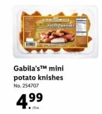 Lidl Gabila's Mini Potato Knishes offer