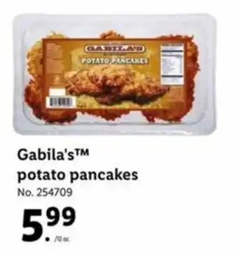 Lidl Gabila's Potato Pancakes offer
