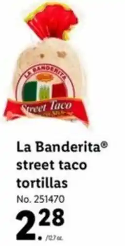 Lidl La Banderita Street Taco Tortillas offer