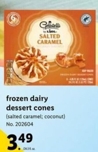 Lidl Frozen Dairy Dessert Cones offer