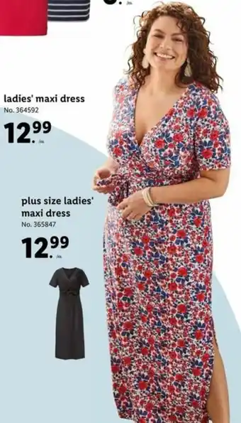 Lidl Ladie's maxi Dress offer