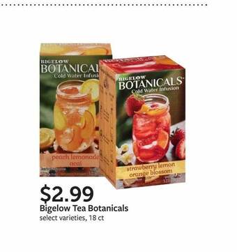 Fareway Bigelow Tea Botanicals offer