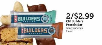 Fareway Clif Builders Protein Bar offer