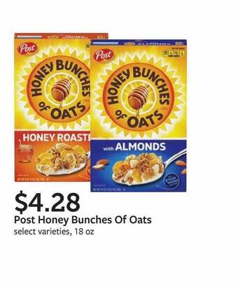 Fareway Post Honey Bunches Of Oats offer