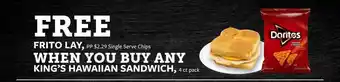 Fareway Frito Lay, King's Hawaiian Sandwich offer