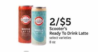 Fareway Scooter's Ready To Drink Latte offer