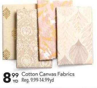 JOANN Cotton Canvas Fabrics offer