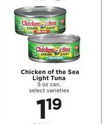 SHOPPERS Chicken Of The Sea Light Tuna offer