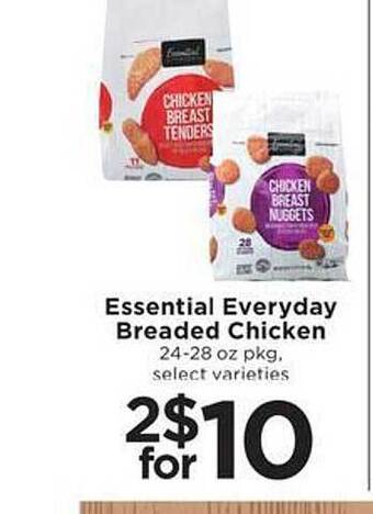 SHOPPERS Essential Everyday Breaded Chicken offer