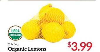 Organic Lemons