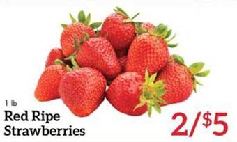Morton Williams Red Ripe Strawberries offer