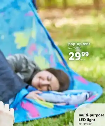 Lidl Pop Up Tent offer