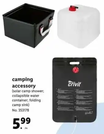 Lidl Camping Accessory offer