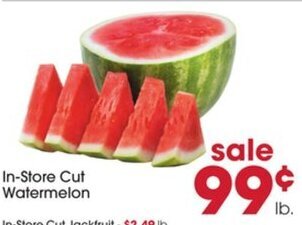 Giant Eagle In-Store Cut Watermelon offer
