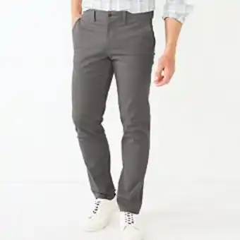 Kohl's Men's sonoma goods for life® straight-fit stretch chino pants offer