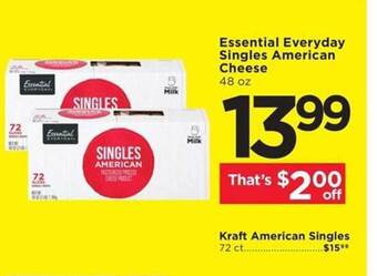 Cub Foods Essential Everyday Singles American Cheese offer