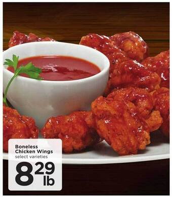 Cub Foods Boneless Chicken Wings offer