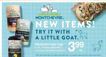 ACME Montchevre Goat Logs offer