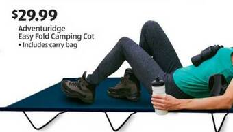 Aldi Adventuridge Easy Fold Camping Cot offer