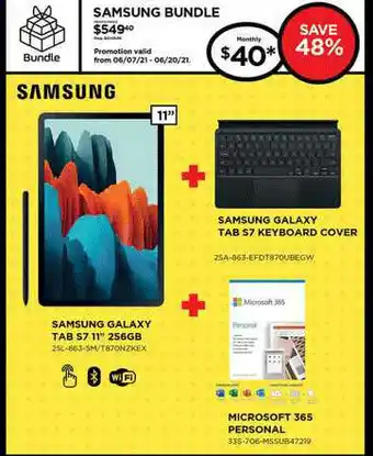Curacao Samsung Galaxy Tab S7 11 offer