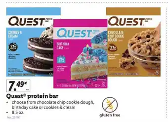 Lidl Quest, Protein Bar offer