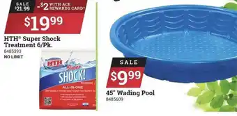 Ace Hardware HTH® Super Shock Treatment 6-Pk Or 45 offer