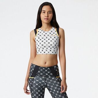 New Balance Shape shield printed crop bra offer