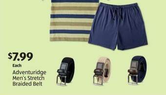 Aldi Adventuridge Men's Stretch Braided Belt offer
