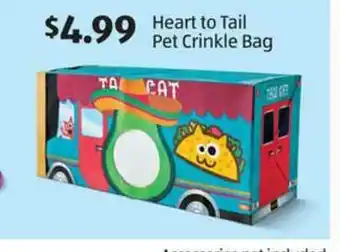 Aldi Heart Tail Pet Crinkle Bag offer