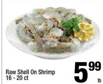 Super King Markets Raw Shell On Shrimp 16 - 20 Ct offer